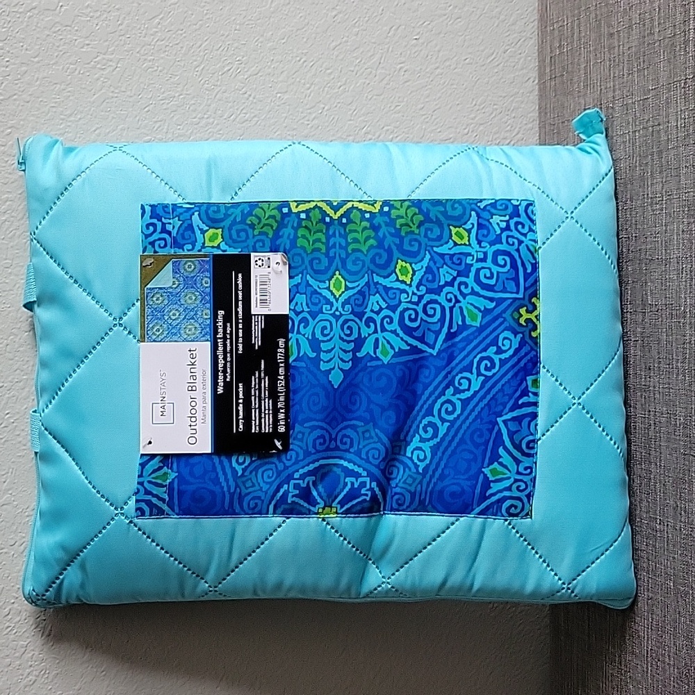 Mainstays Blue Outdoor Blanket